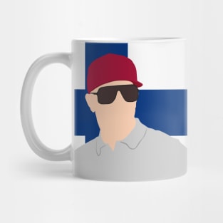 Kimi Raikkonen Face Art - Flag Edition Mug